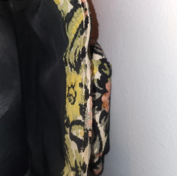 Vintage Mid-Centurt 1960s Floral Tapestry Carpet Bag Hand Bag Kadin-Style - Picture 11 of 14